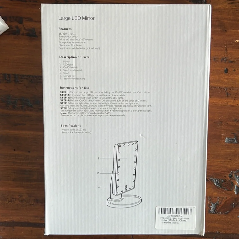 Large LED Mirror - Picture 4 of 4